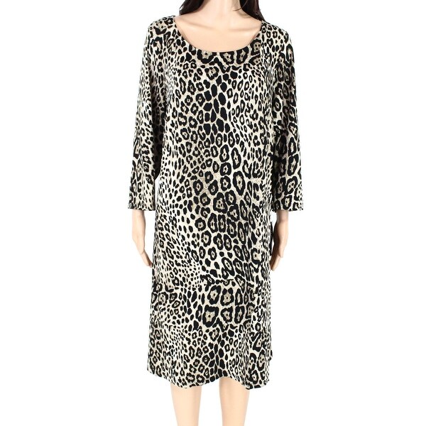 cheetah shift dress