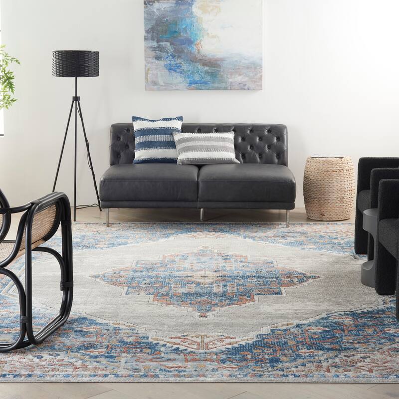 Nourison Concerto Vintage Persian Center Medallion Area Rug