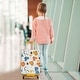 preview thumbnail 5 of 20, 20 Inch Kids Rolling Luggage Foldable Hardshell Carry-on Suitcase on Wheels - 14" x 9" x 20" (L x W x H)