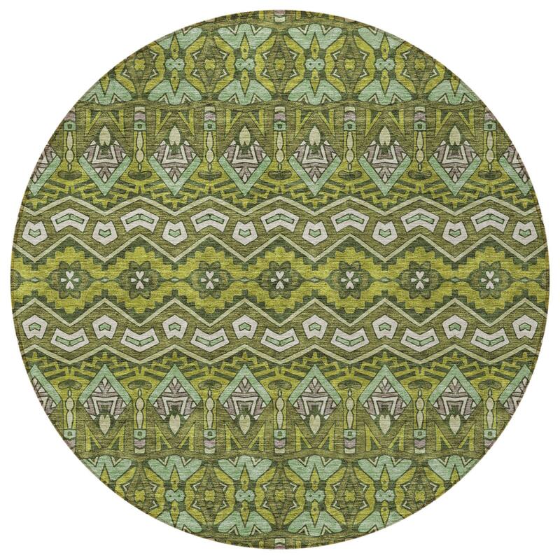 HomeRoots Moroccan Transitional Rectangle Outdoor Rug