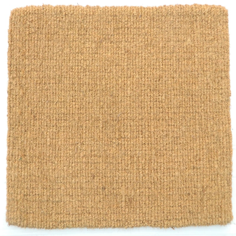 PVC Backed coir door mat natural printed - 18" X 30"