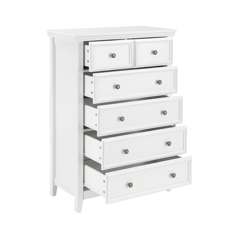 Modern 6 Drawers Dresser 6 Drawers Cabinet,Chest of Drawers Closet Organizers and Storage Clothes Storage Drawers Cabinet