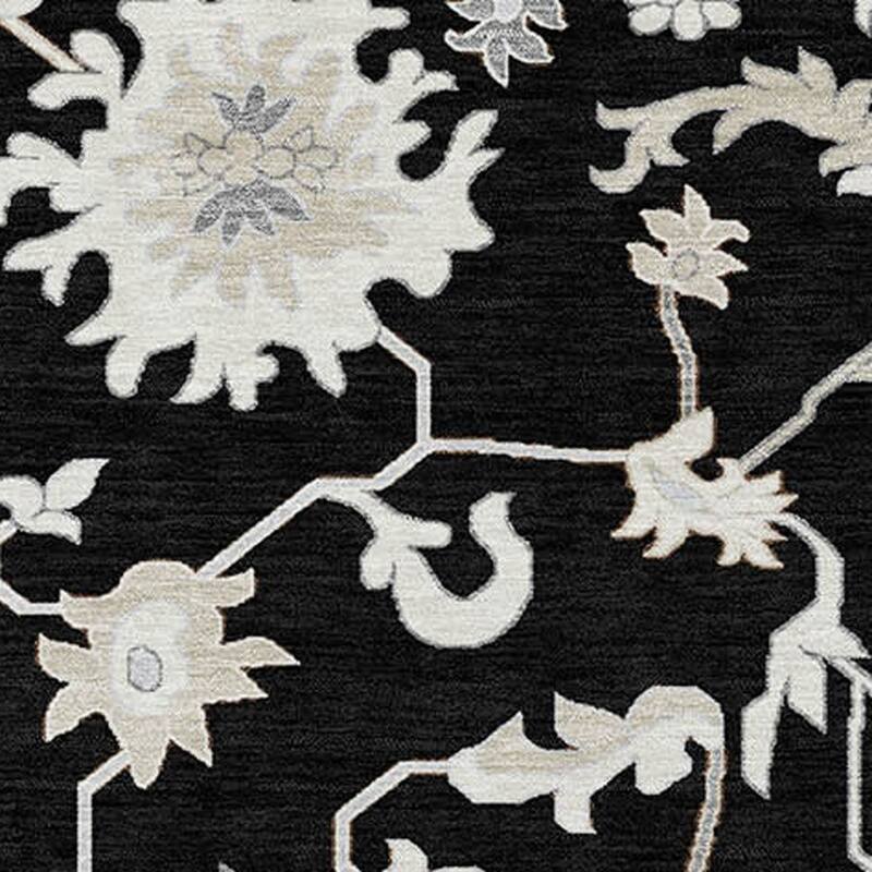 HomeRoots Floral Transitional Rectangle Outdoor Rug