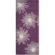 preview thumbnail 32 of 140, SAFAVIEH Handmade Soho Miyase Modern Burst New Zealand Wool Rug 2'6" x 10' Runner - Purple/Ivory