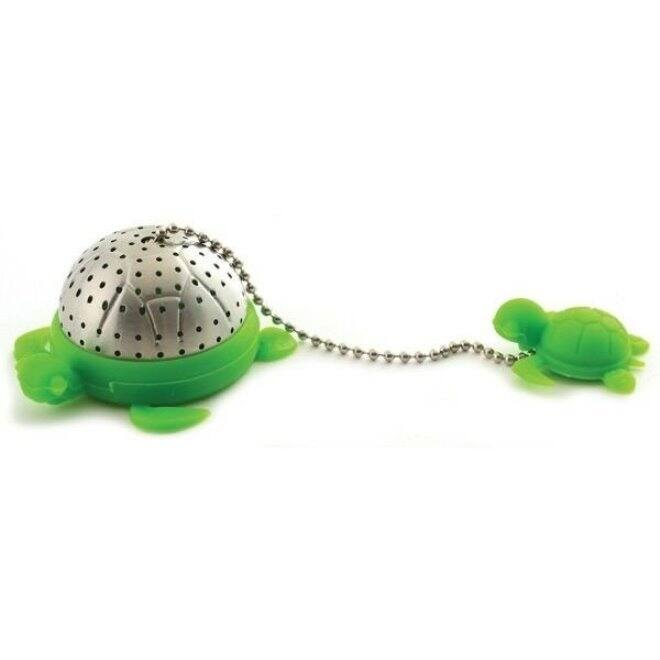 Norpro Turtle Shape Silicone / Stainless Steel Mesh Ball Loose Leaf Tea Infuser