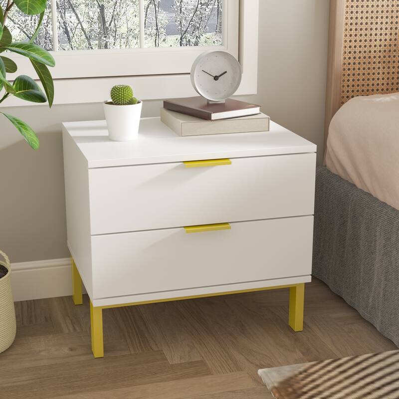2-drawer Nightstand for Home
