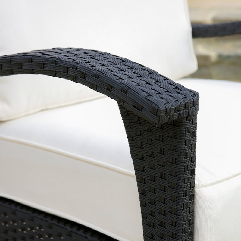 Honolulu Outdoor 4-pc. Cushioned Wicker Seating Set by Christopher Knight Home