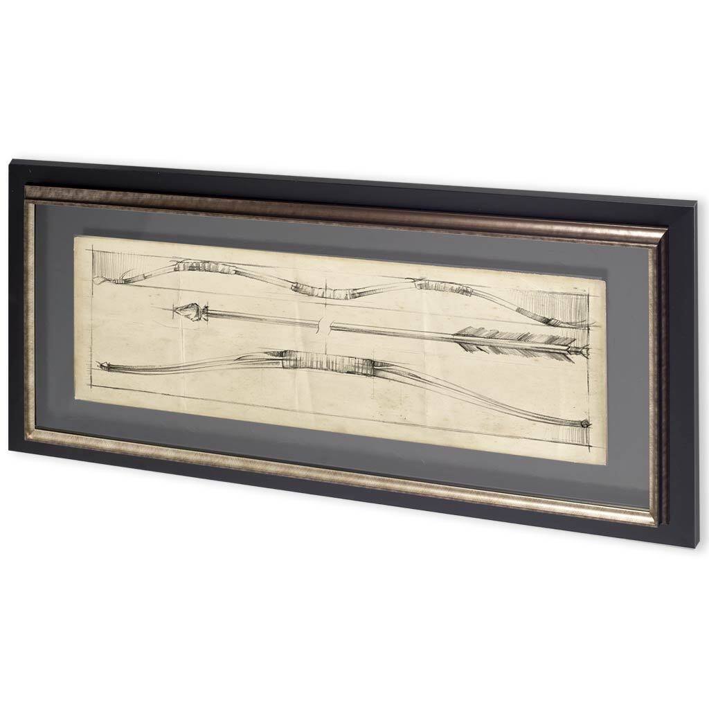 Custom Arrow Schematic II (MC) Framed Art Print