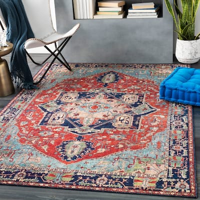 Livabliss Tiersen Vintage Persian Medallion Area Rug