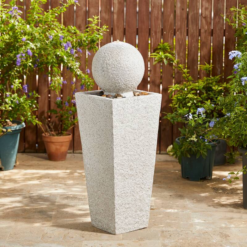 Demta Floating Sphere Oversized LED Fountain by Havenside Home