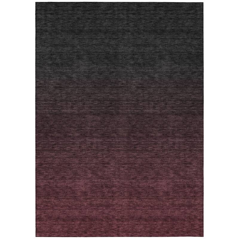 HomeRoots Abstract Transitional Rectangle Outdoor Rug