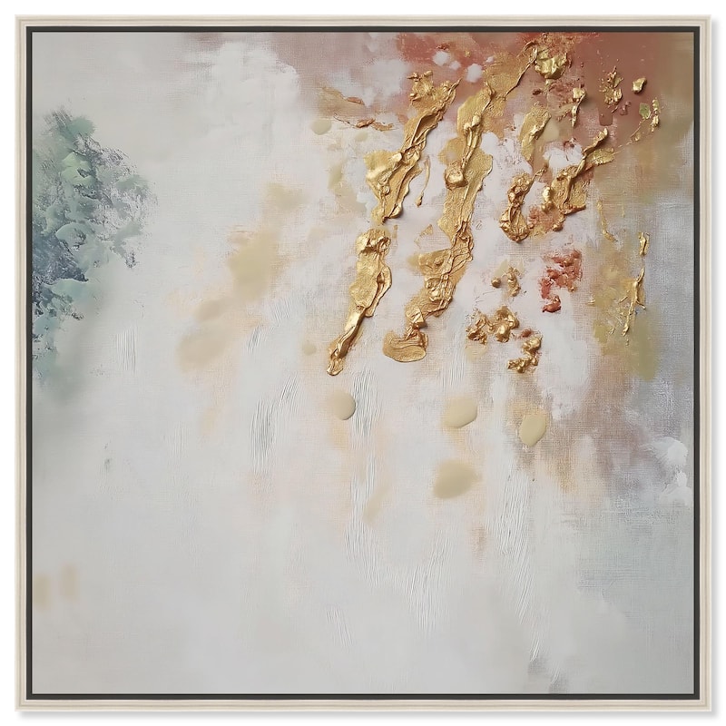 Aurum Ascension Canvas by Art Remedy - 40" x 40" - Silver