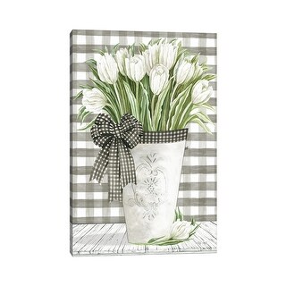 iCanvas "Farmhouse Tulips" by Cindy Jacobs Canvas Print - Bed Bath ...