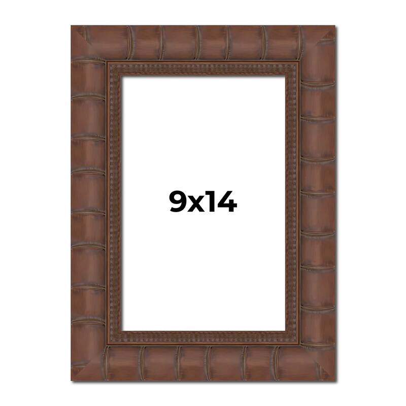 9x14 Frame Pewter Solid Wood Picture Frame Width 1.625 Inches | Interior Frame Depth 0.6875 Inches