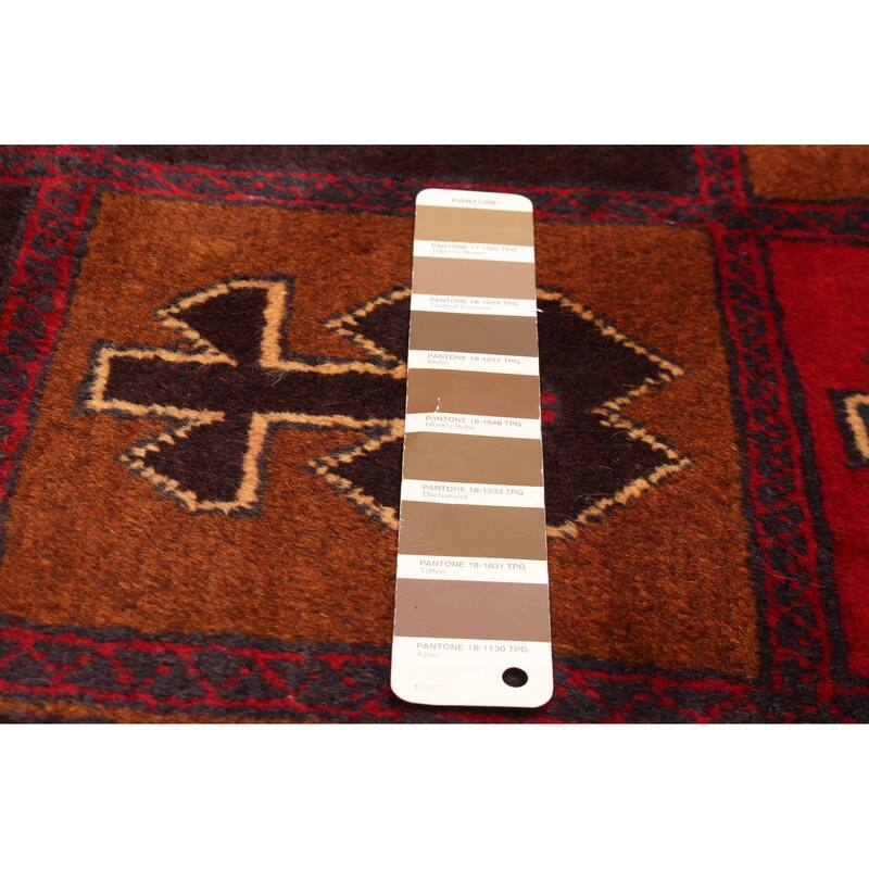 ECARPETGALLERY Hand-knotted Teimani Brown Wool Rug - 3'4 x 6'1