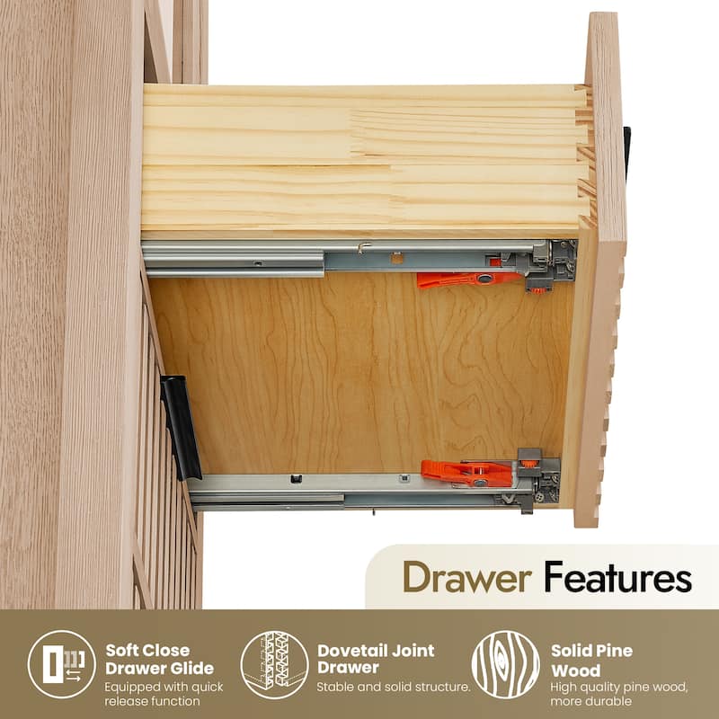 Shenzhen Solid Wood Bathroom Storage Cabinet