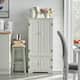 Simple Living Tall Cabinet - Antique White