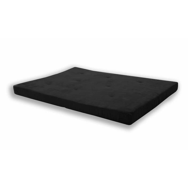 Full Size Futon Mattress 6” Thick Plush Foldable Cushion for Living Room and Guest Room