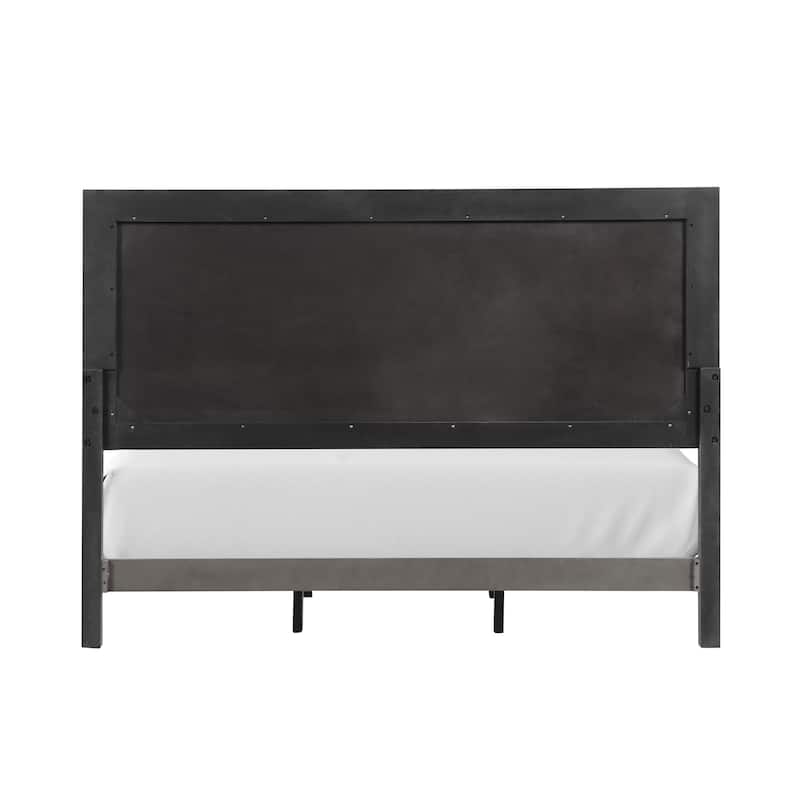 Furniture of America Sorelle Modern Solid Wood Panel Bed