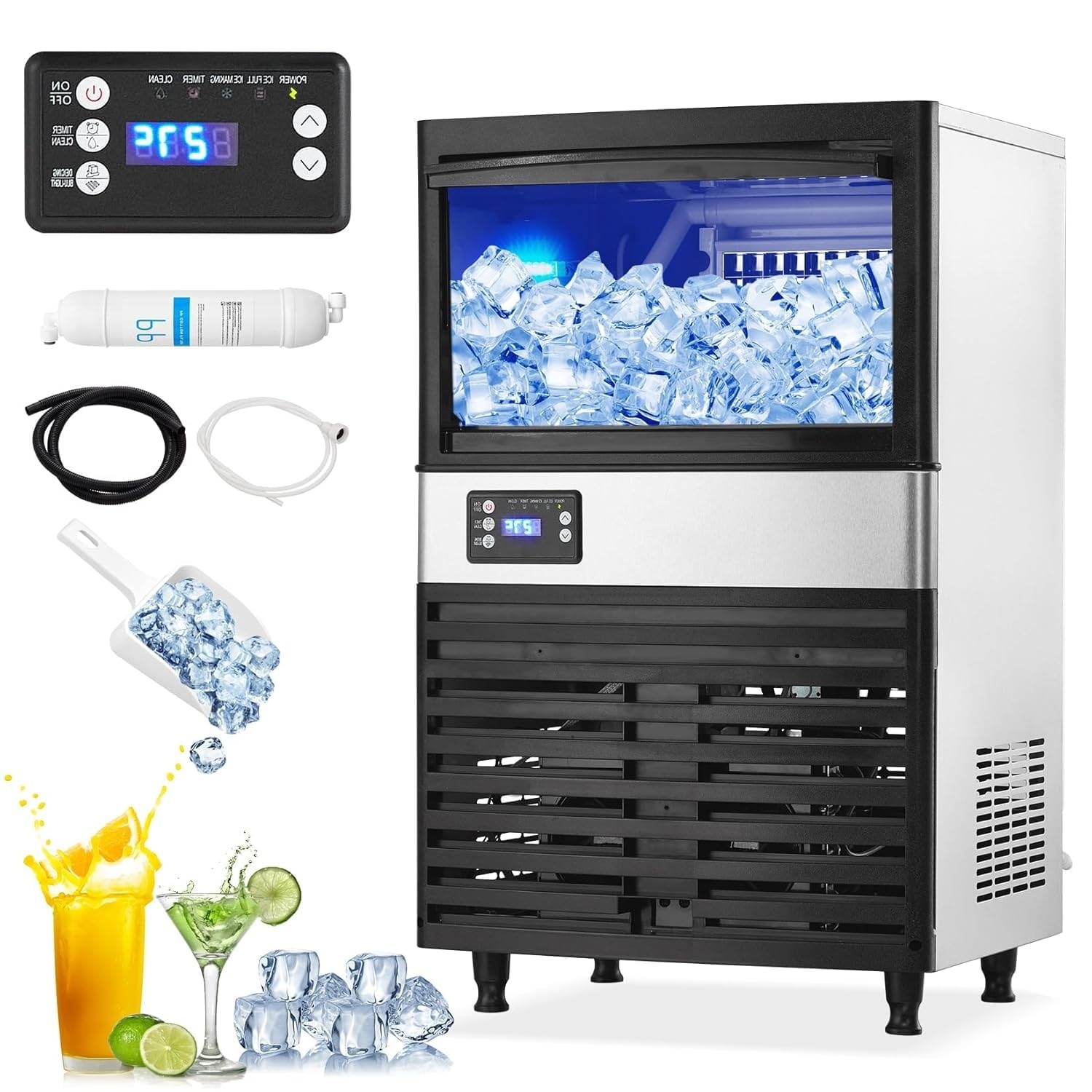 Commercial Upright Freezer, Stainless Steel Reach-In Freezer with Solid Doors