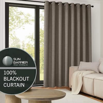 Sun Barrier Snap In Blackout Grommet Patio Door Grommet Panel