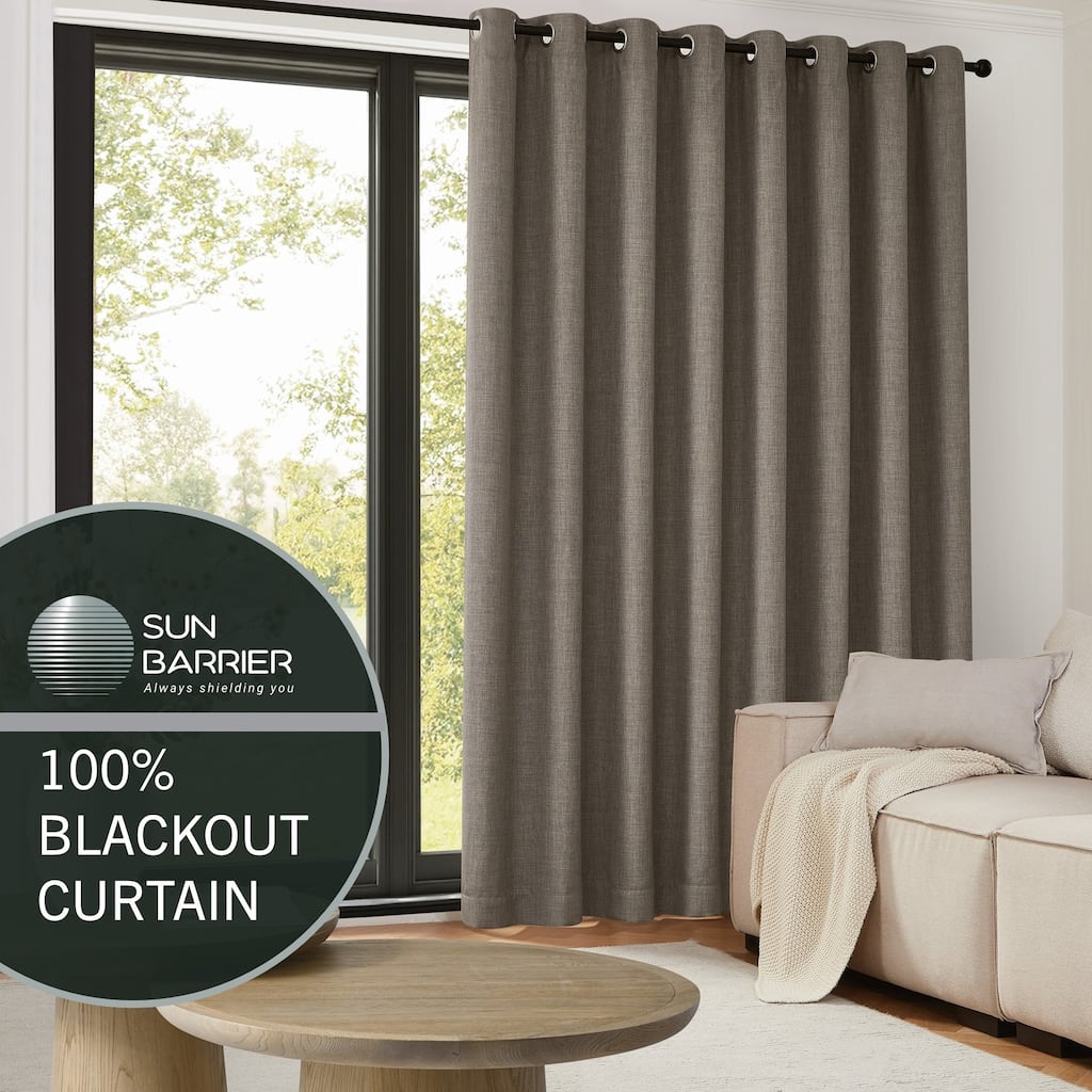 Sun Barrier Snap In Blackout Grommet Patio Door Grommet Panel