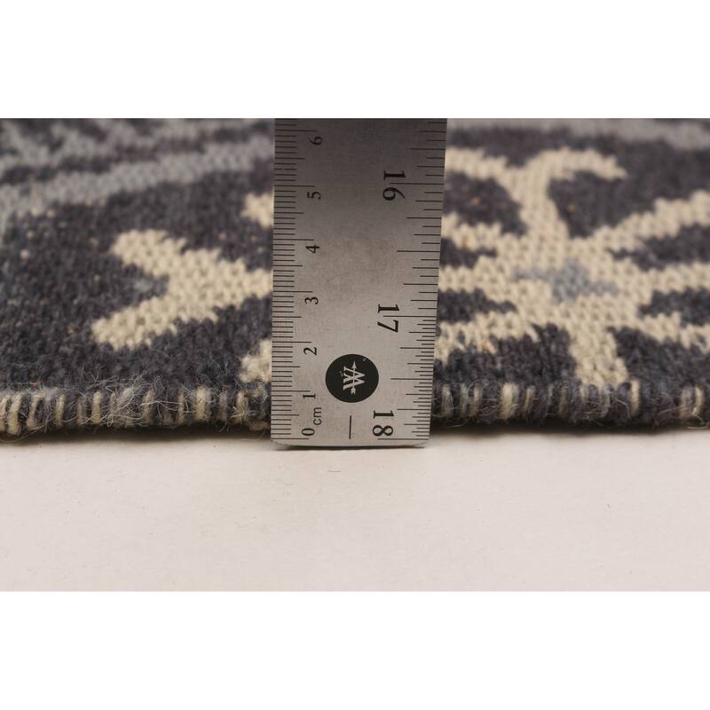 Ankara Grey Kilim 5'2" x 8'2" - 5'2 x 8'2
