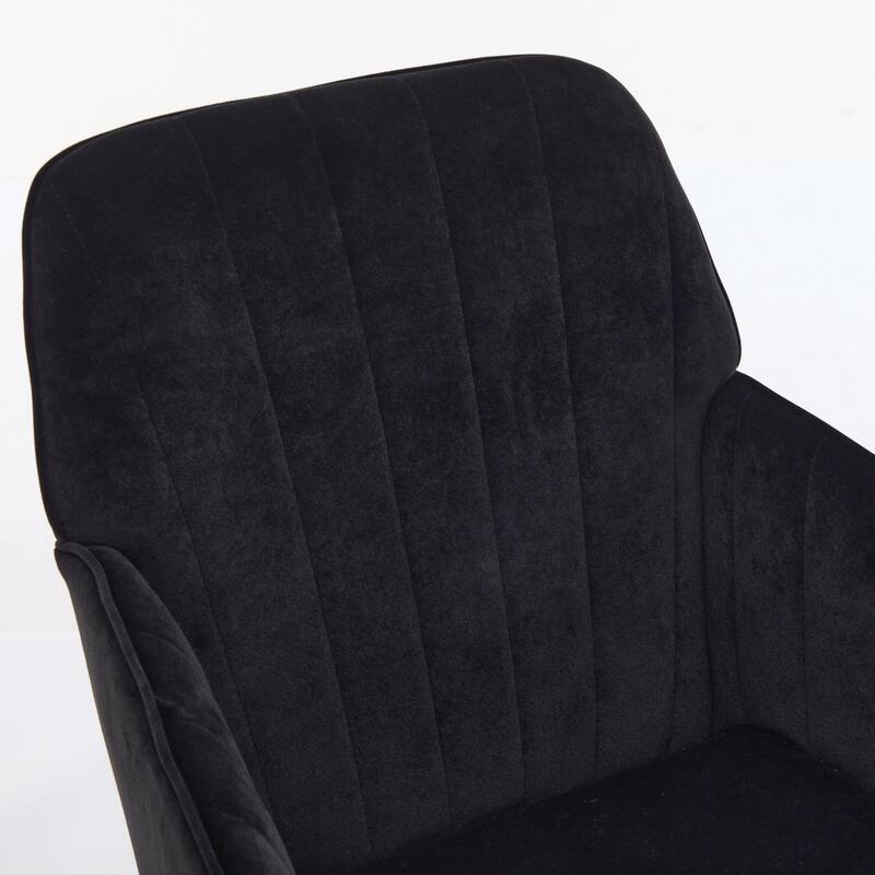 Modern Upholstered Swivel Office Chair