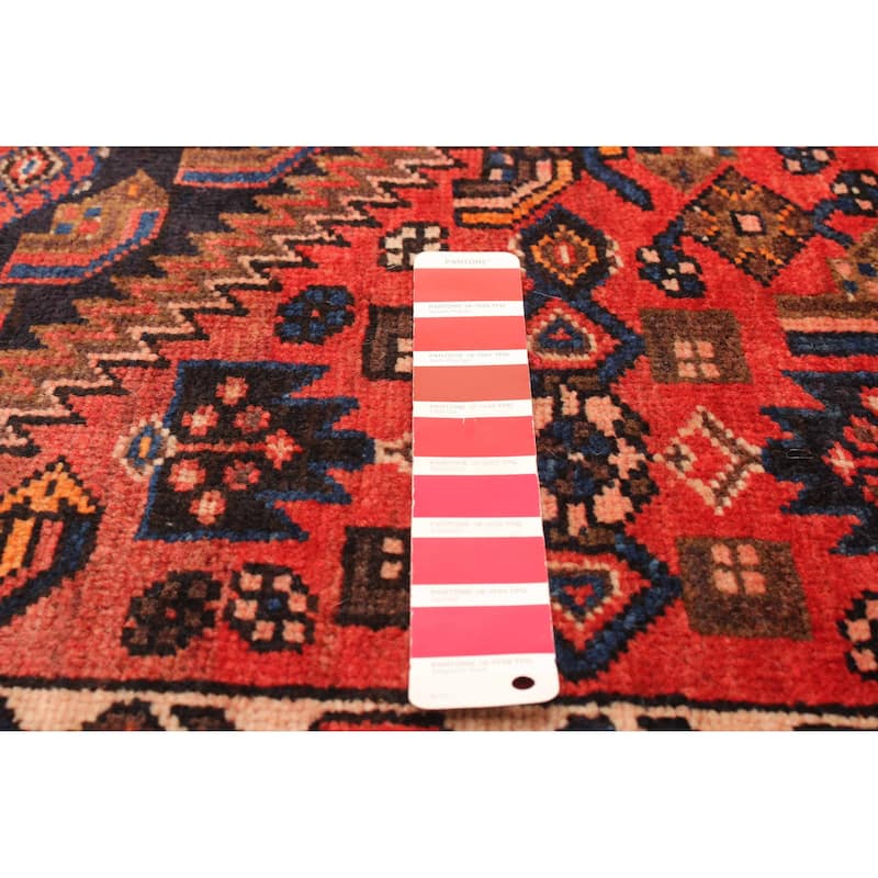 ECARPETGALLERY Hand-knotted Andelz Red Wool Rug - 4'3 x 6'7