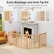 preview thumbnail 9 of 57, Wooden Freestanding Panels Pet Gate