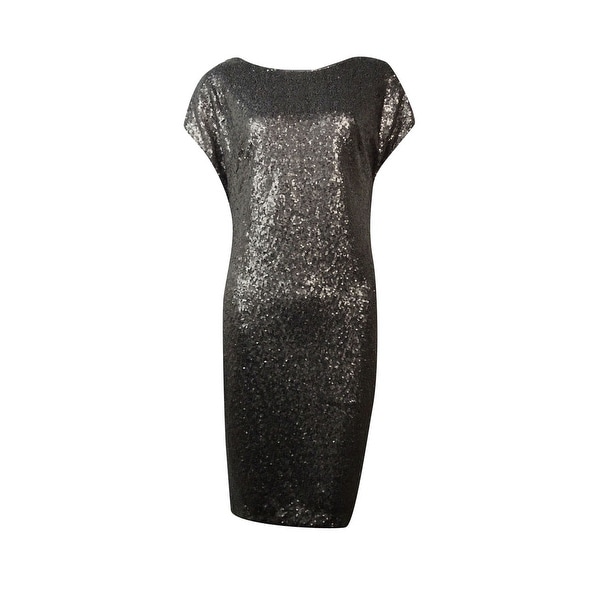 Cap Sleeve Sequin Dress