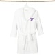 preview thumbnail 67 of 78, Sweet Kids 100% Polyester SUPER PLUSH Double Brushed Hooded Bathrobe with Purple Script Monogram