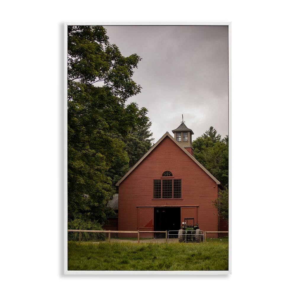 Stupell Traditional Tractor & Farmhouse Framed Giclee Art Design By Aaron Matheson