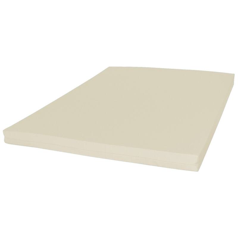 Bed Cushion - 4" Thick - Full Size - Natural