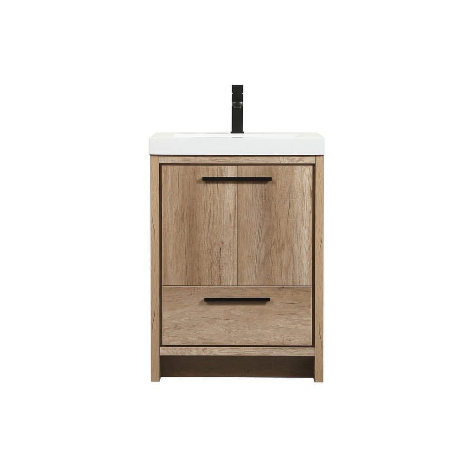 Elegant Lighting VF46024 Wyatt 24" Free Standing Single Basin Vanity