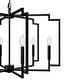 preview thumbnail 4 of 11, Hunter Zoanne 6-Light Modern Geometric Chandelier - Entry, Dining Room - Contemporary, Transitional