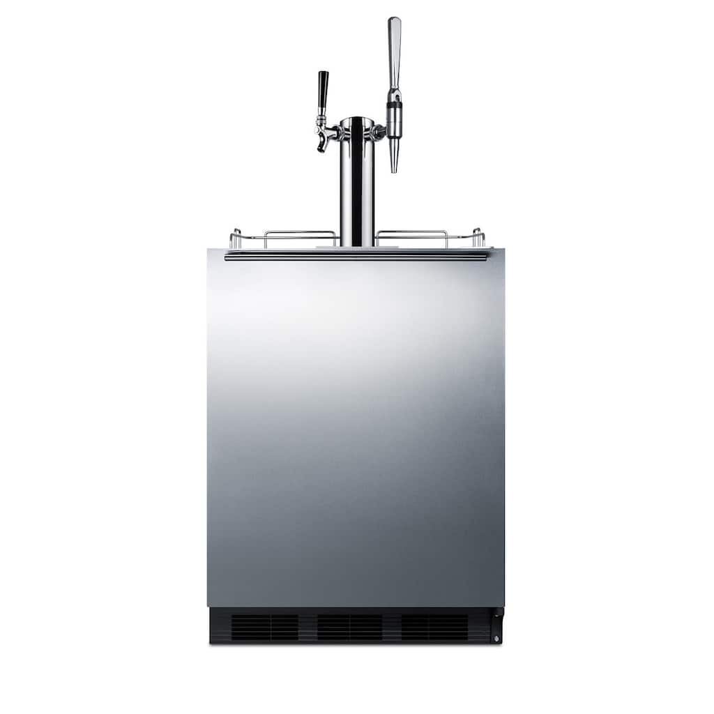 Summit 24 Inch Wide 5.5 Cu. Ft. Built-In Coffee Double Cold Brew Tap