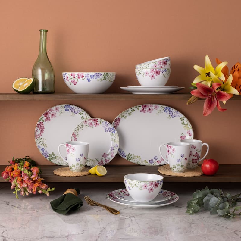 Noritake Bloomington Road Set of 4 Mugs, 16 oz.