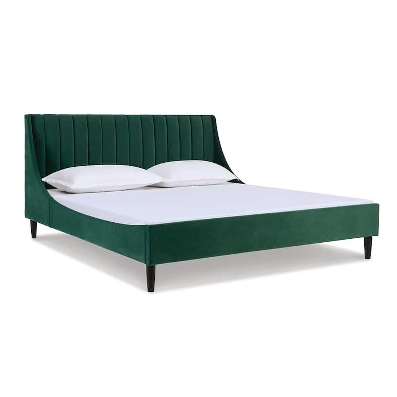 Aspen Vertical Tufted Upholstered Platform Bed