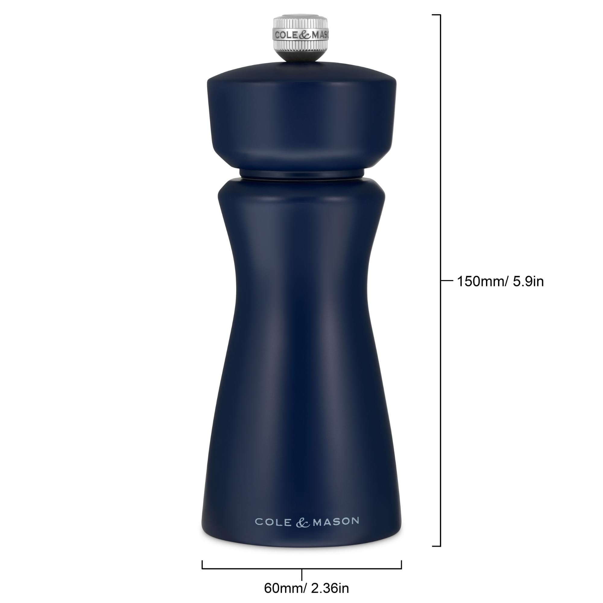 Cole & Mason Kenton Persian Blue Salt or Pepper Mill 6