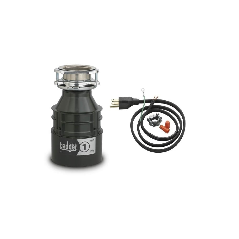 InSinkErator Badger 1/3 HP Garbage Disposal with Soundseal Technology Bed  Bath  Beyond 17771701