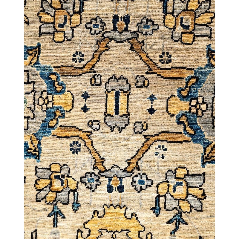 Serapi One-of-a-Kind Hand-Knotted Area Rug - Light Gray, 4' 0" x 5' 11" - 4' 0" x 5' 11"