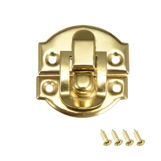 sourcing map 10 pieces Suitcase clasp, retro style jewelry wooden