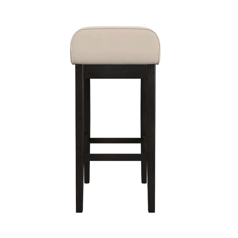 Hillsdale Furniture Maydena Black Wood Stool