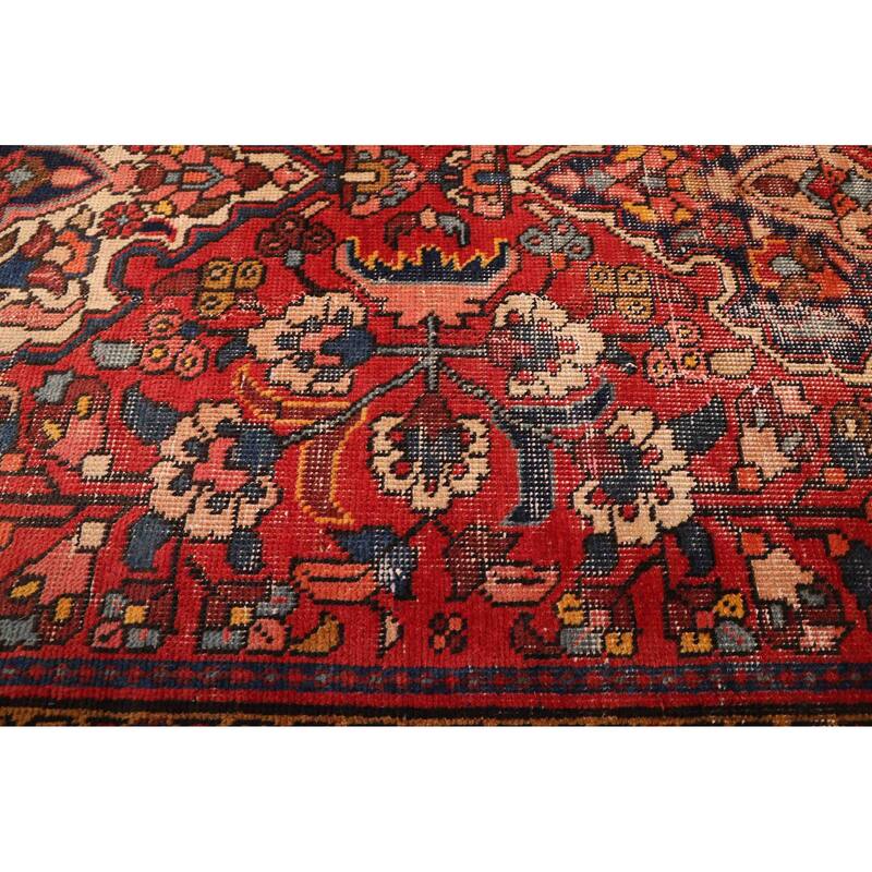 ECARPETGALLERY Hand-knotted Anatolian Vintage Red Wool Rug - 3'0 x 10'10
