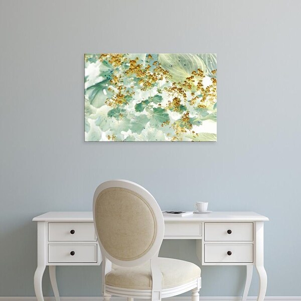 Easy Art Prints Judy Stalus's 'Golden Lady's Mantle' Premium Canvas Art