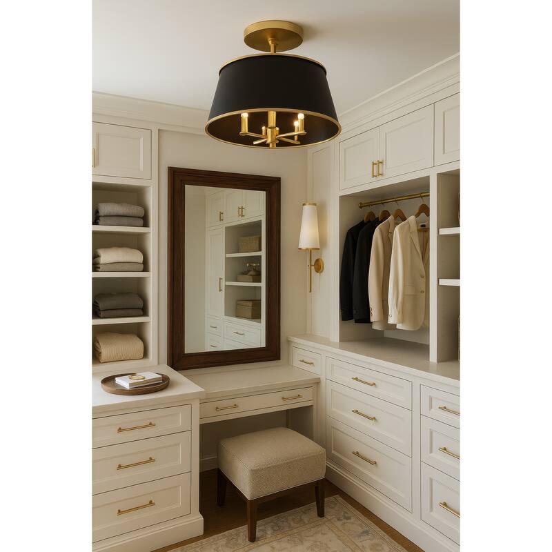 Varaluz Coco 4-Light Semi-Flush Ceiling Light