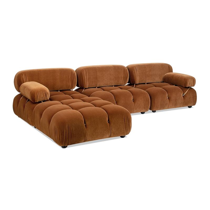 Marcel 109.5" Bubble Modular Modern Reversible Sectional