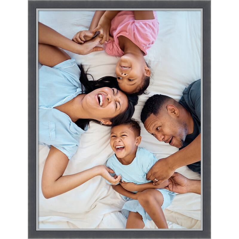 Eva Black Silver Thin Framed Picture Frame, Photo Frame - 18x24