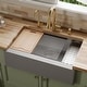 preview thumbnail 16 of 18, Karran 34" Undermount Large Single Bowl Quartz Farmhouse Workstation Kitchen Sink